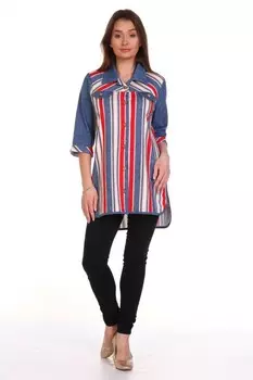 Рубашка трикотажная Адин (полоса) рр