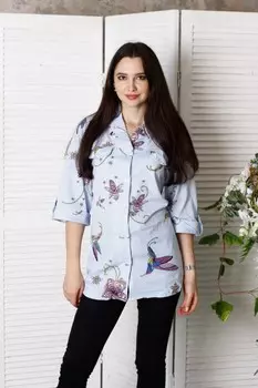 Рубашка трикотажная Пташка рр