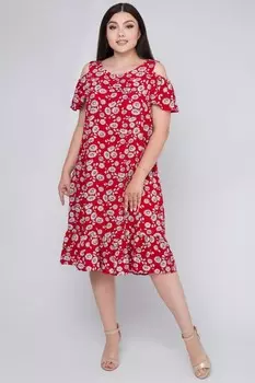 Сарафан штапельный Ариана (красный)