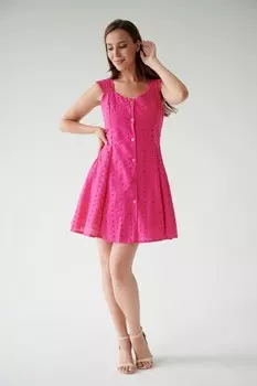 Сарафан трикотажный Африка (фуксия)