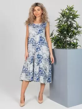 Сарафан трикотажный Алисия (серый)