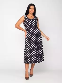 Сарафан трикотажный Анна (чернило) рр