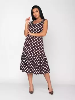 Сарафан трикотажный Анна (шоколадный) рр