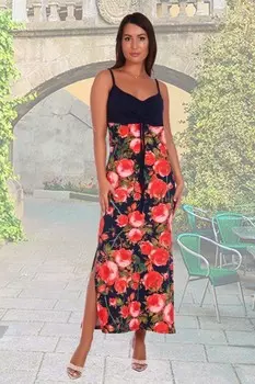 Сарафан трикотажный Анюта (красный) рр