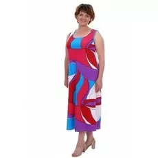 Сарафан трикотажный Ариэль (малиновый)