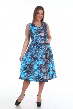 Сарафан трикотажный Асиа (бирюзовый)