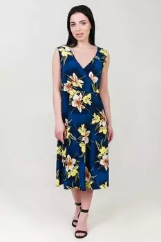 Сарафан трикотажный Беренис (синий)