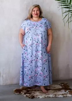 Сарафан трикотажный Бриз (цветы) от