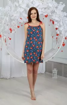 Сарафан трикотажный Келия (клубника)