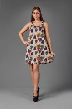 Сарафан трикотажный Кеона (кошки) рр