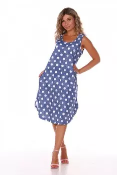 Сарафан трикотажный Колокольчик (синий) рр