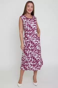 Сарафан трикотажный Лалия (бордо) рр