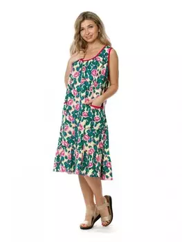 Сарафан трикотажный Люда (кактусы)