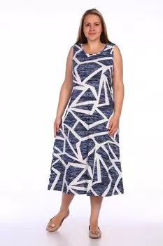 Сарафан трикотажный Мелена (абстракция) рр