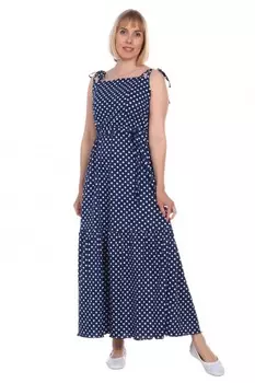 Сарафан трикотажный Олесья (синее)