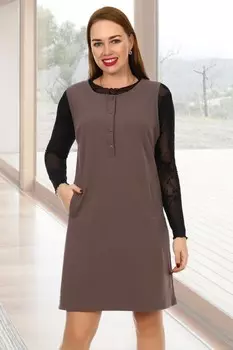 Сарафан трикотажный Пирамида (кофе) рр