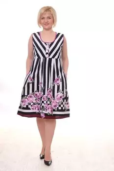 Сарафан трикотажный Роуз (полоса) рр