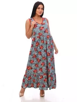 Сарафан трикотажный Самара (зеленый)