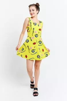 Сарафан трикотажный Саммер (желтый)