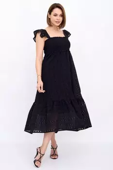 Сарафан трикотажный Солярия (черный)