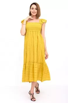 Сарафан трикотажный Солярия (желтый)