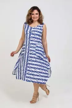 Сарафан трикотажный Тарина (синий)