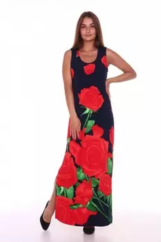 Сарафан трикотажный Валерия (красный)