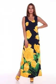 Сарафан трикотажный Валерия (желтый) рр