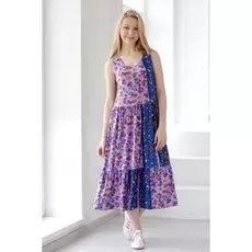 Сарафан вискозный Агата (сиреневый)
