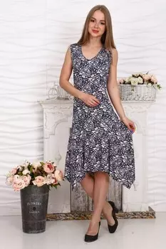 Сарафан вискозный Лейла (в ассортименте) рр