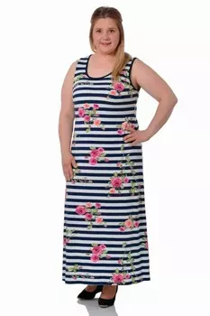 Сарафан вискозный Стасия (полоса) рр