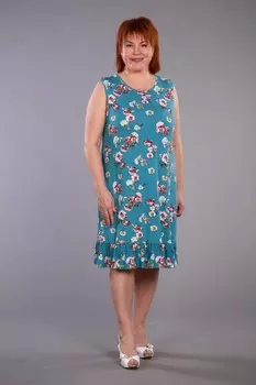 Сарафан вискозный Жаклин (бирюзовый)