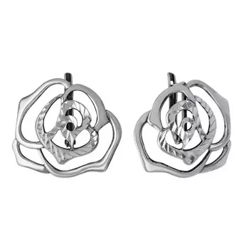 Серьги бижутерия Роза