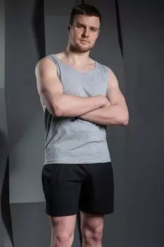 Шорты мужские Александр (черные) рр