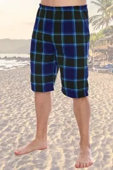 Шорты мужские Карл (сине-зеленые) рр