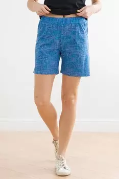 Шорты трикотажные Доминика (голубые) рр