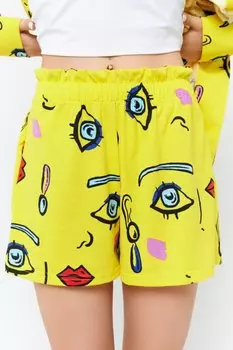 Шорты трикотажные Фрида (желтые)