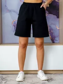 Шорты трикотажные Эделмира (черные)