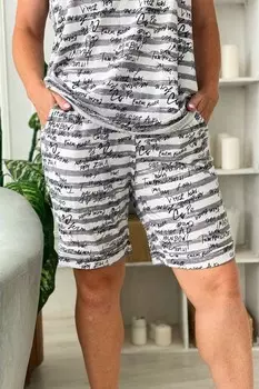 Шорты трикотажные Куфея (серые) рр