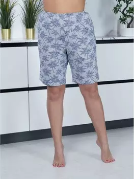 Шорты трикотажные Малибу (пальмы)