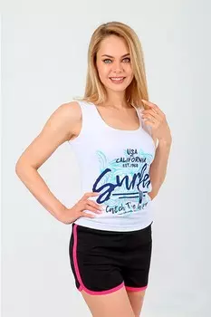 Шорты трикотажные Мерфи (малиновая полоса) рр