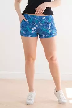 Шорты трикотажные Шарлотта (джинс)