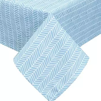 Скатерть 145x145 Елочки (голубая)