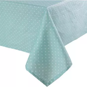 Скатерть 145x145 Горошек (мятная) от