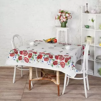 Скатерть 145x145 Колибри