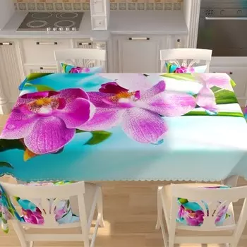 Скатерть 145x145 Орхидея