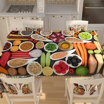 Скатерть 145x145 Овощной микс