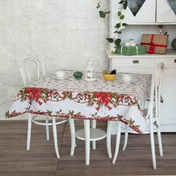 Скатерть 145x145 Рождественская звезда