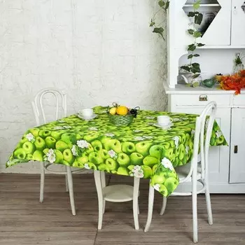 Скатерть 145x145 Яблоки