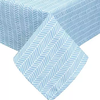 Скатерть 145x180 Елочка (голубая) зк